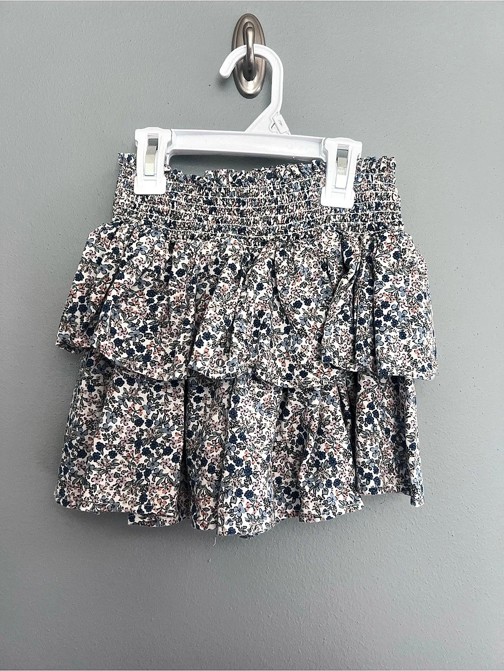 H&M Girls Floral Tiered Skirt